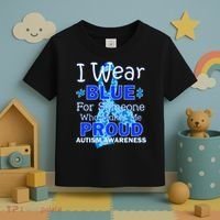 Someone Who Makes Me Proud Autism Awareness Toddler T-Shirt thumb 3