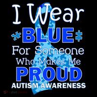 Someone Who Makes Me Proud Autism Awareness Kids Sweatshirt thumb 2