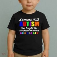 Someone With Autism Has Taught Me Toddler T-Shirt thumb 2