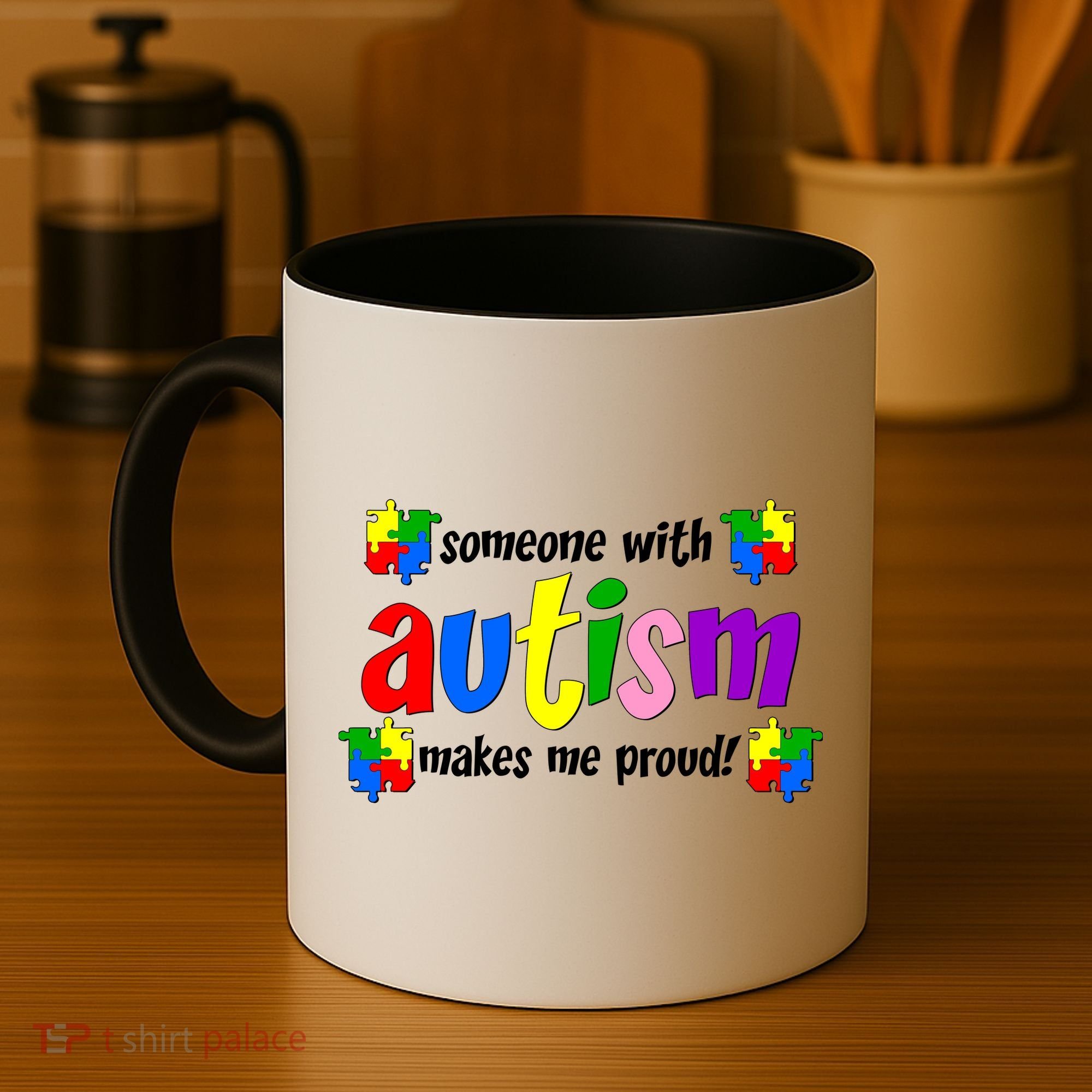 Someone With Autism Makes Me Proud Coffee Mug