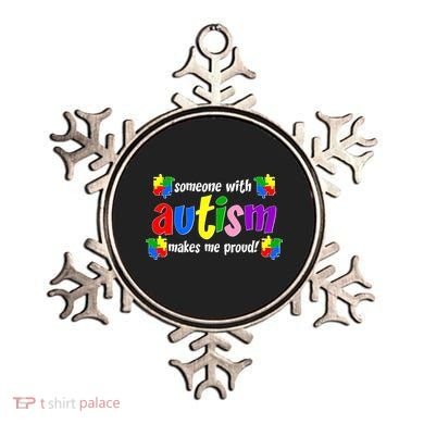Someone With Autism Makes Me Proud Ornament