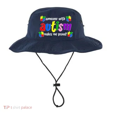 Someone With Autism Makes Me Proud Bucket Hat