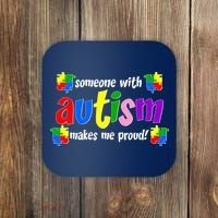 Someone With Autism Makes Me Proud Coaster thumb 0
