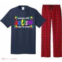 Someone With Autism Makes Me Proud Pajama Set thumb 0