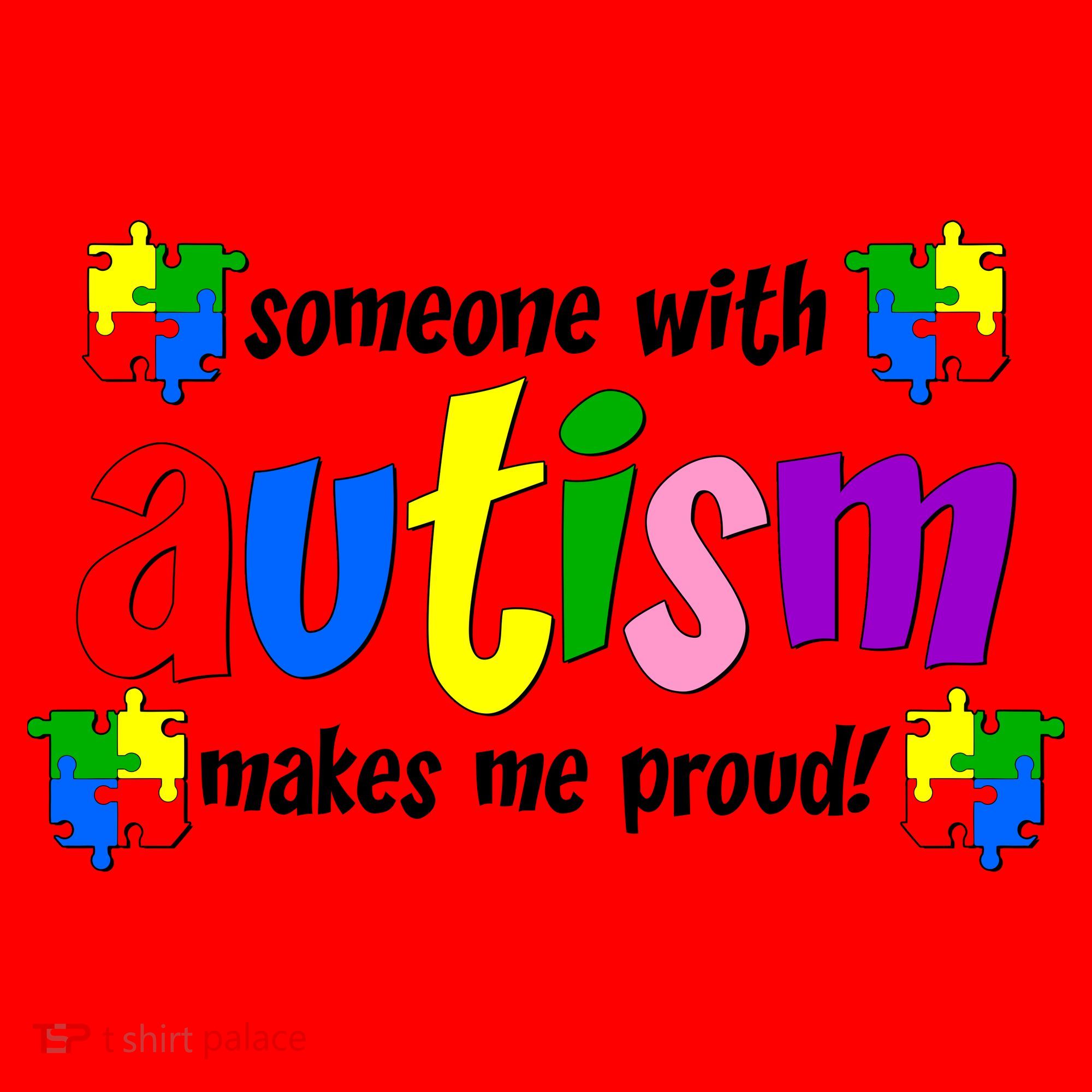 Someone With Autism Makes Me Proud Santa Hat