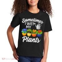 Sometimes I Wet My Plants Gardening Kids T-Shirt thumb 2