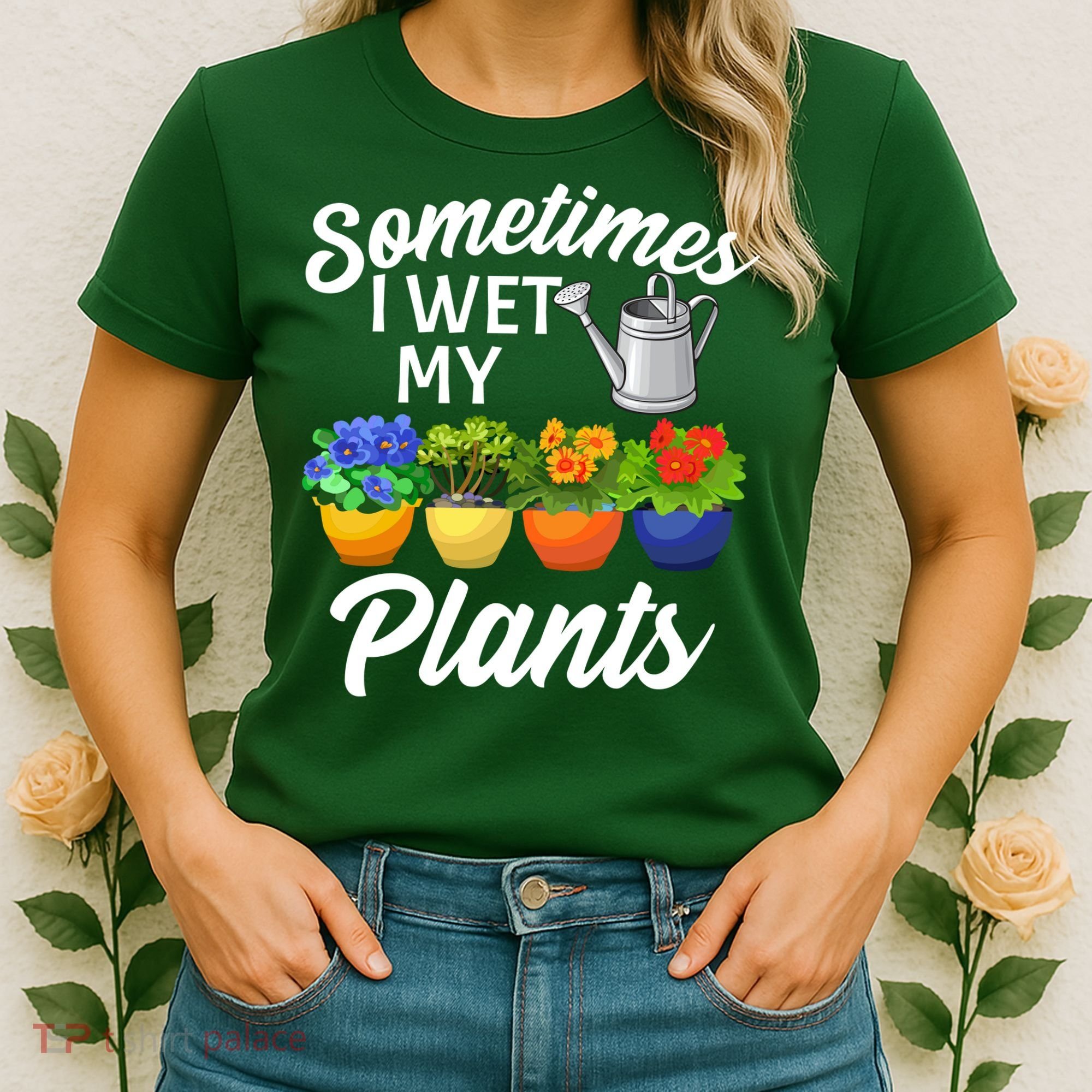 Sometimes I Wet My Plants Gardening Women's T-Shirt