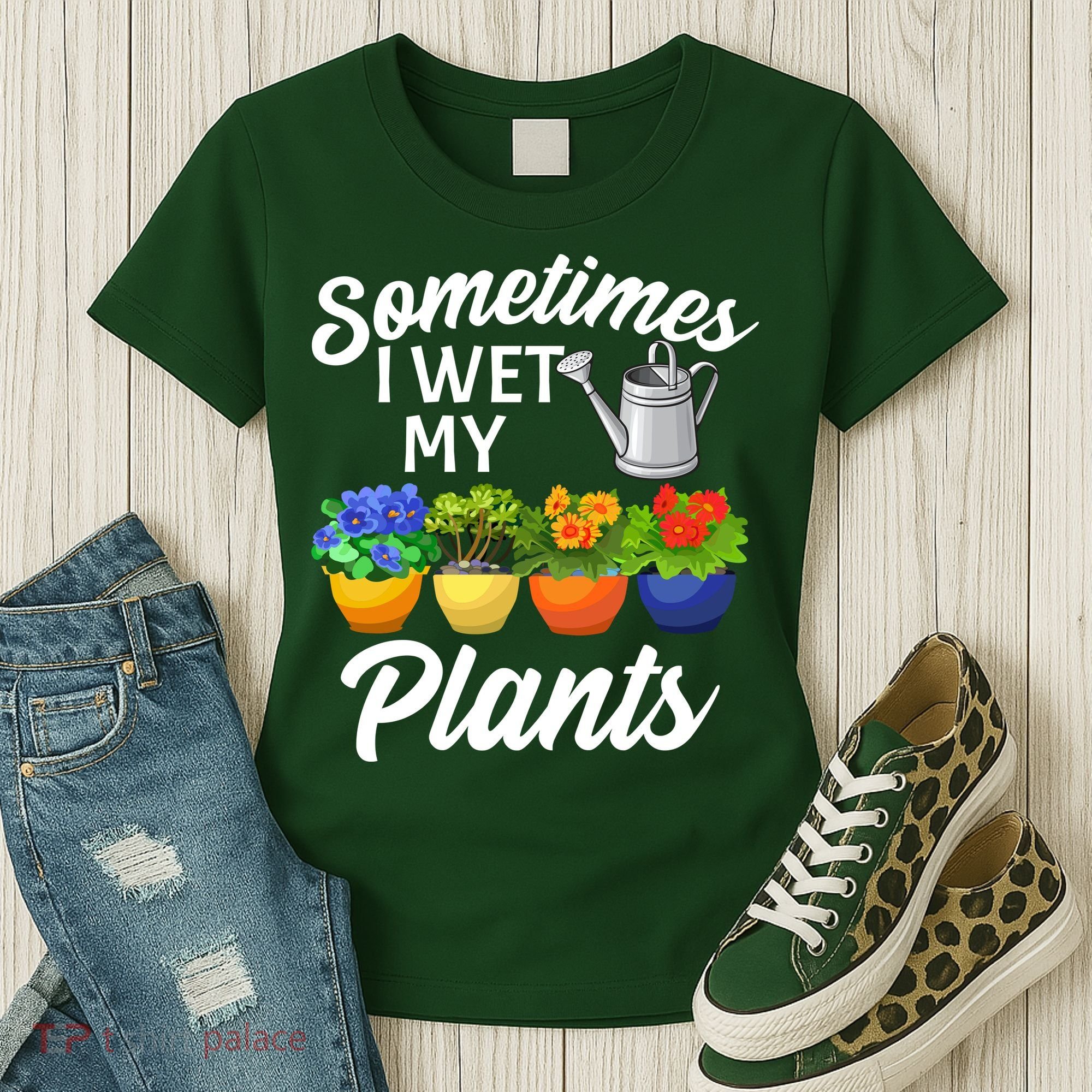 Sometimes I Wet My Plants Gardening Women's T-Shirt