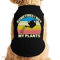 Sometimes I Wet My Plants Retro Doggie Tank thumb 0