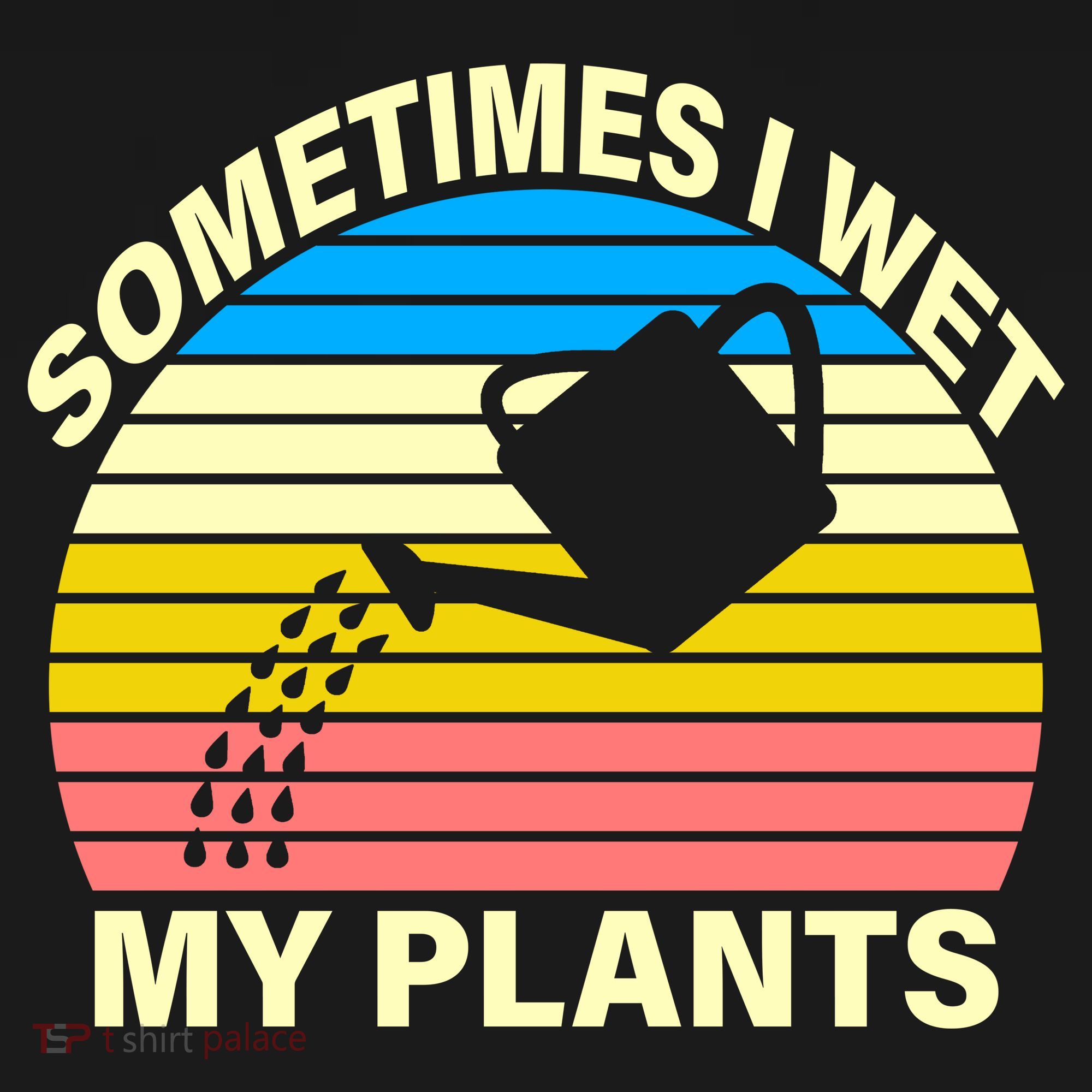 Sometimes I Wet My Plants Retro Doggie Tank