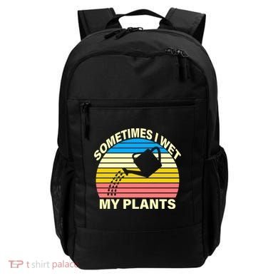 Sometimes I Wet My Plants Retro Backpack