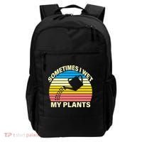 Sometimes I Wet My Plants Retro Backpack thumb 0