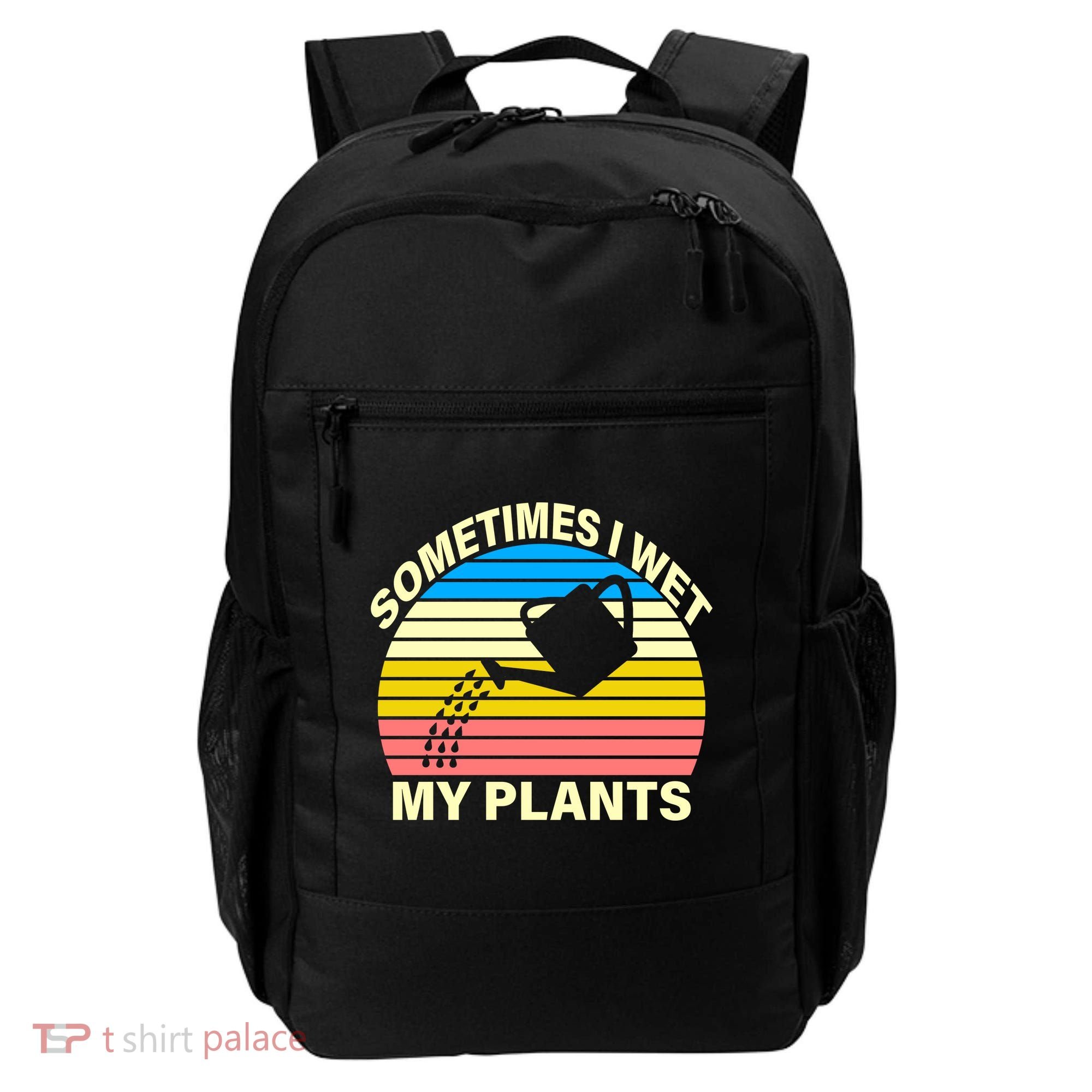 Sometimes I Wet My Plants Retro Backpack