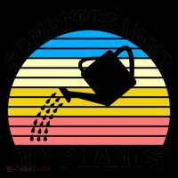 Sometimes I Wet My Plants Retro Coffee Mug thumb 5