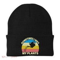 Sometimes I Wet My Plants Retro Beanie thumb 0