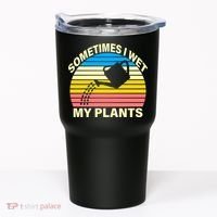 Sometimes I Wet My Plants Retro Tumbler thumb 0
