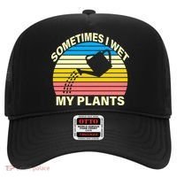 Sometimes I Wet My Plants Retro Hat thumb 0