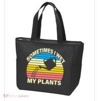 Sometimes I Wet My Plants Retro Tote Bag thumb 3