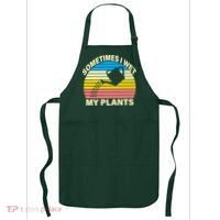 Sometimes I Wet My Plants Retro Apron thumb 0
