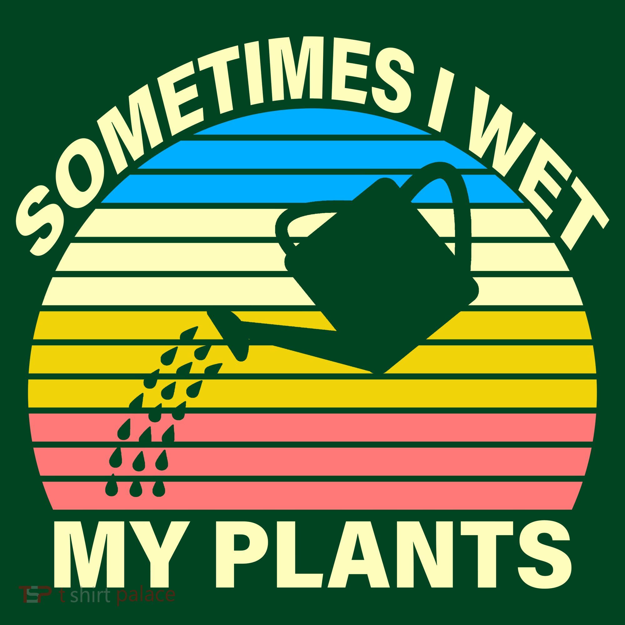 Sometimes I Wet My Plants Retro Apron