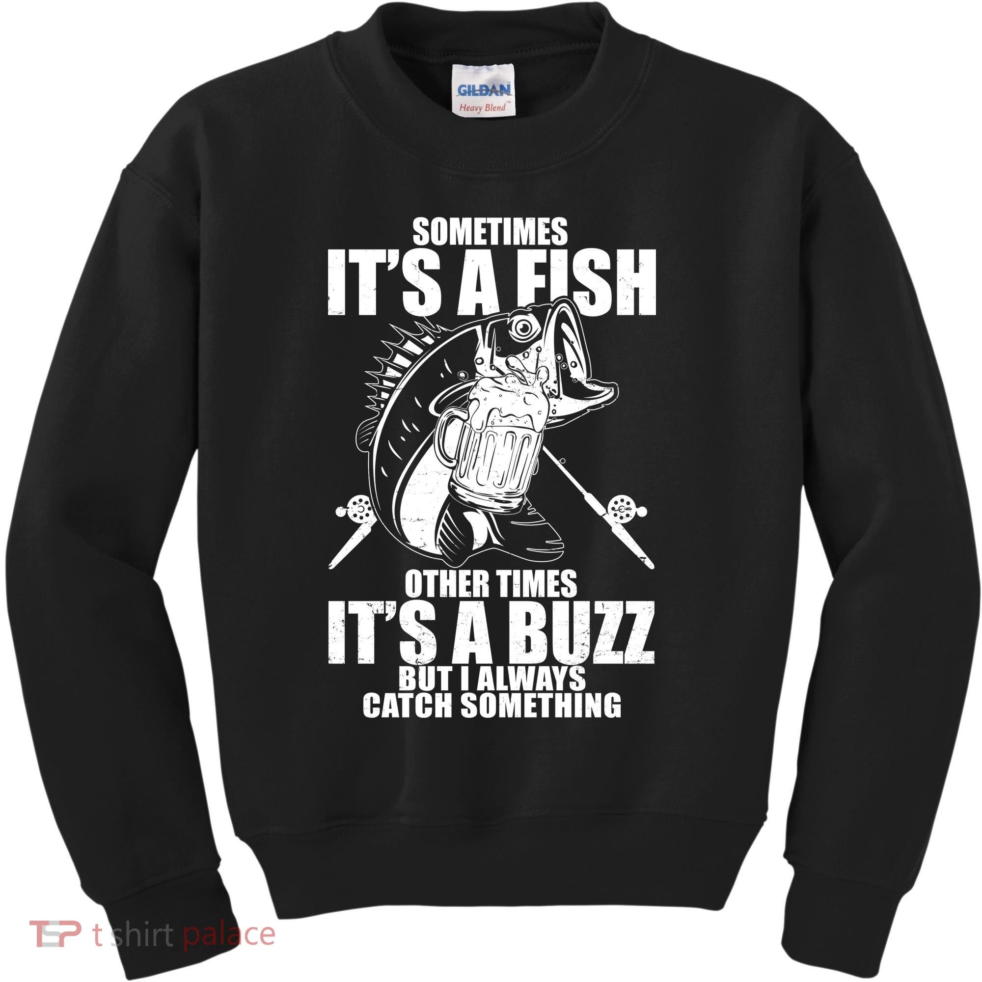 Sometimes It's A Fish Other Times It's A Buzz Kids Sweatshirt