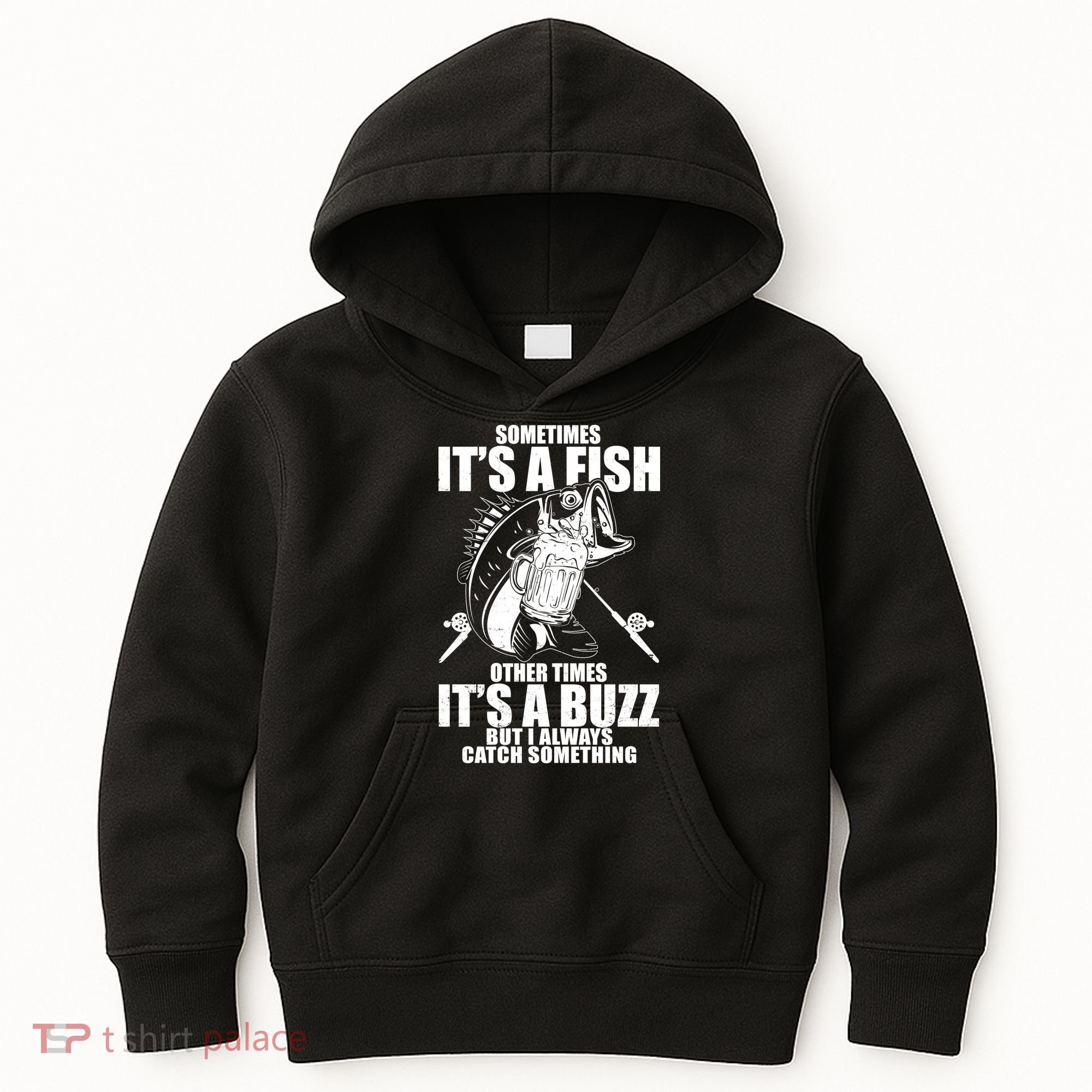 Sometimes It's A Fish Other Times It's A Buzz Kids Hoodie
