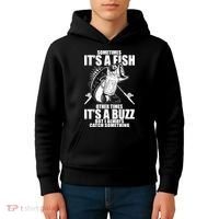 Sometimes It's A Fish Other Times It's A Buzz Kids Hoodie thumb 4