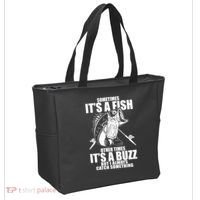 Sometimes It's A Fish Other Times It's A Buzz Tote Bag thumb 2