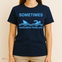 Sometimes Motivation Finds You T-Shirt thumb 4