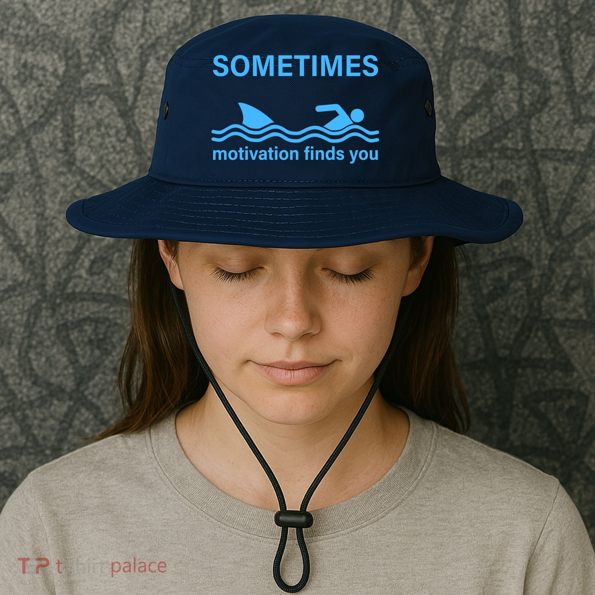 Sometimes Motivation Finds You Bucket Hat