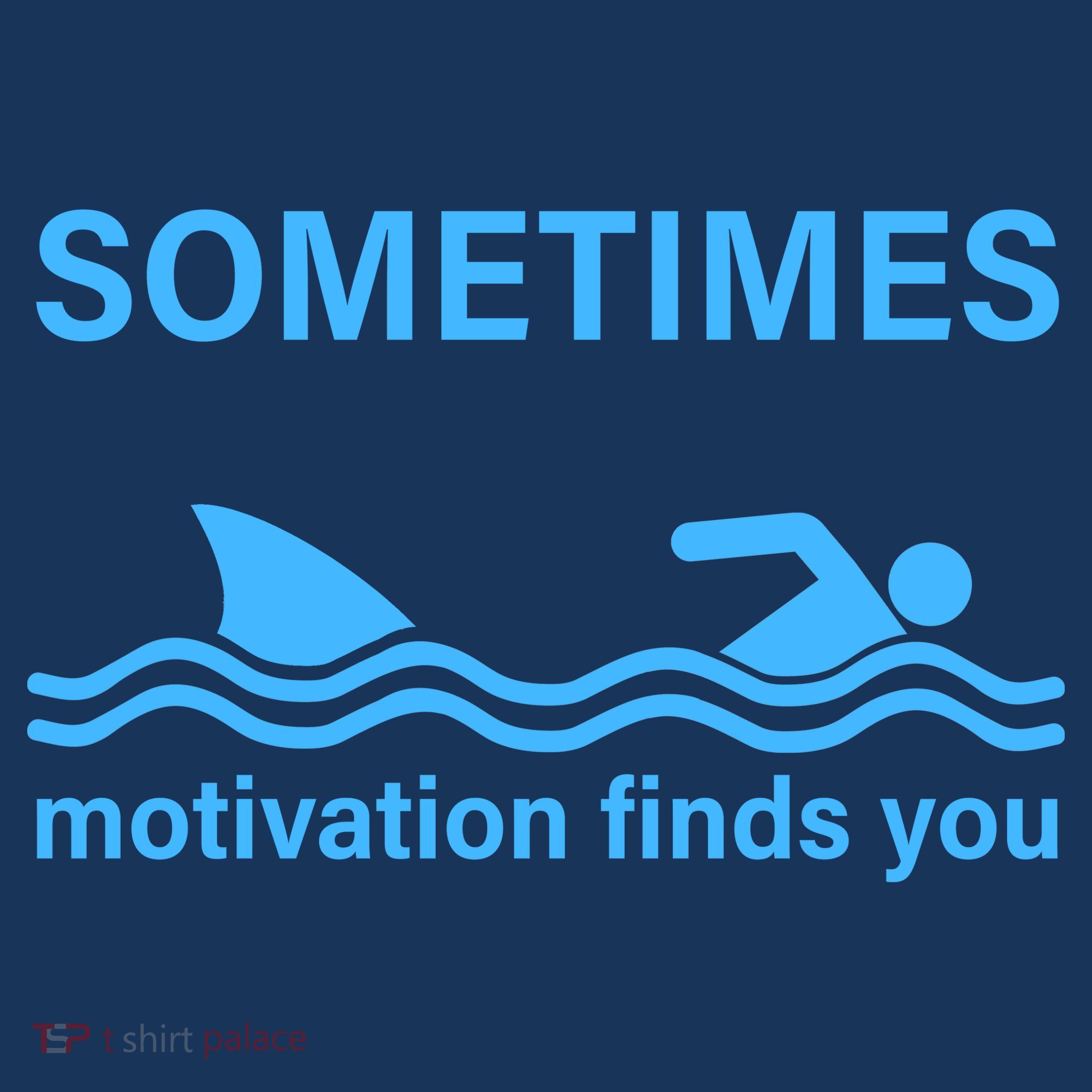 Sometimes Motivation Finds You Kids Sweatshirt