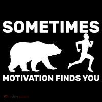 Sometimes Motivation Finds You Bear Hoodie thumb 7