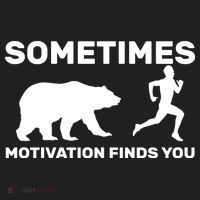 Sometimes Motivation Finds You Bear Tumbler thumb 3