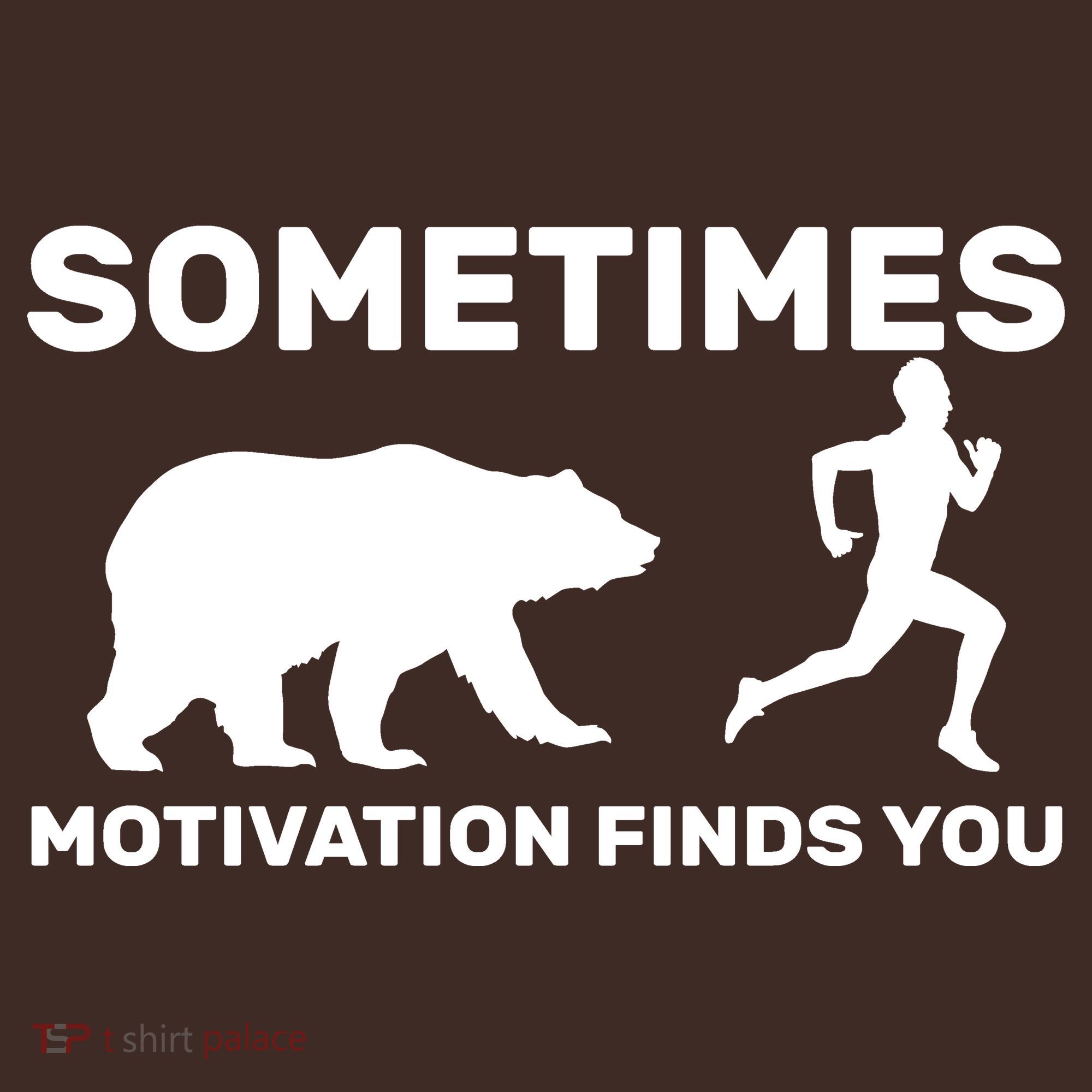 Sometimes Motivation Finds You Bear Beanie