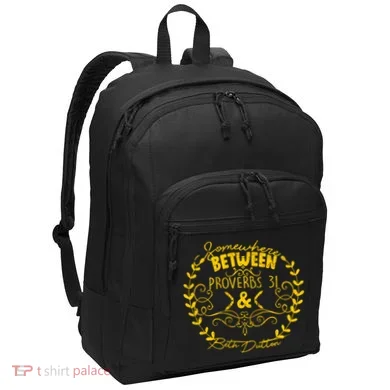 Somewhere Between Proverbs 31 & Beth Dutton Port Authority Basic Backpack