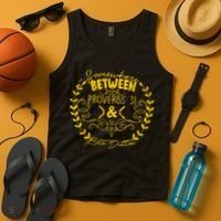 Somewhere Between Proverbs 31 & Beth Dutton Tank Top thumb 4
