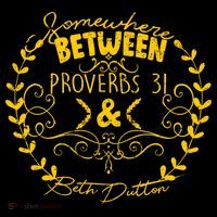 Somewhere Between Proverbs 31 & Beth Dutton Kids Hoodie thumb 5