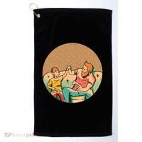 Son And Dad Gamer Golf Towel thumb 0