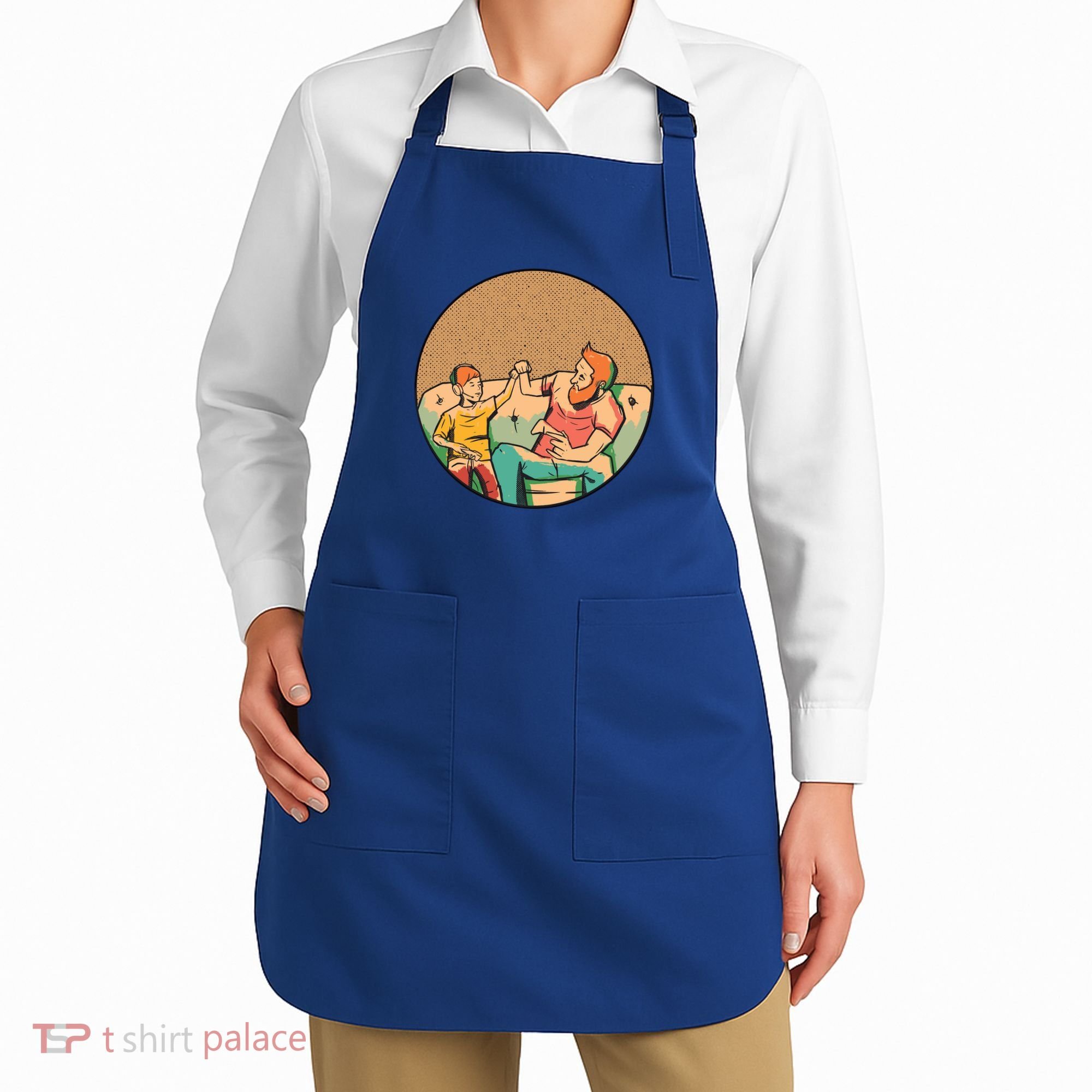 Son And Dad Gamer Apron