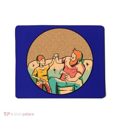 Son And Dad Gamer Mousepad