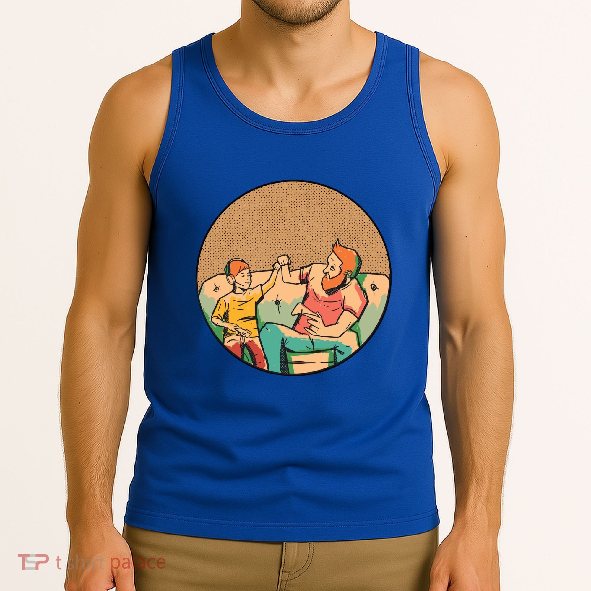 Son And Dad Gamer Tank Top