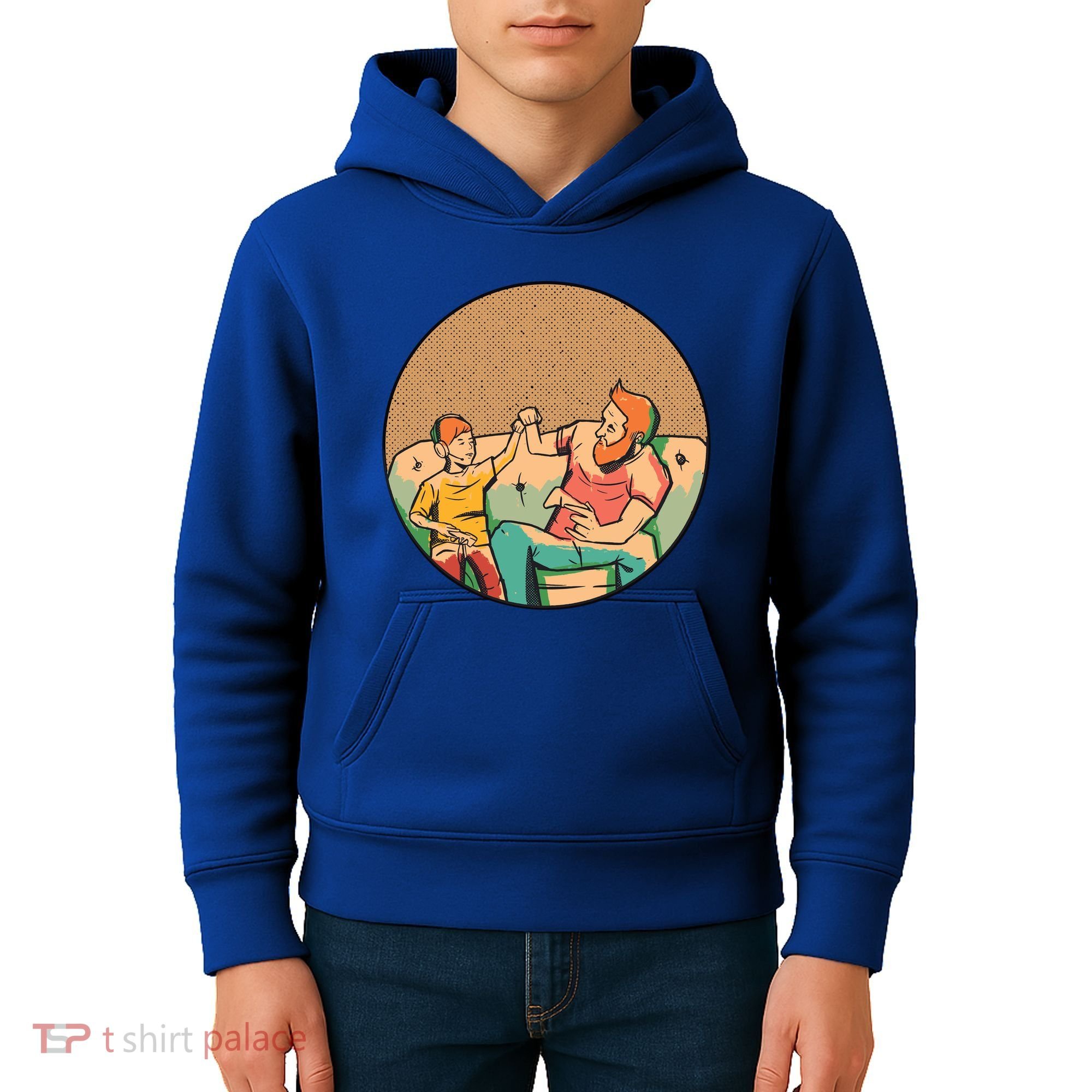 Son And Dad Gamer Kids Hoodie
