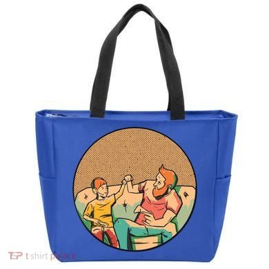 Son And Dad Gamer Tote Bag