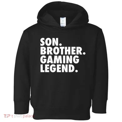 Son Brother Gaming Legend Toddler Hoodie