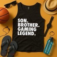 Son Brother Gaming Legend Tank Top thumb 4