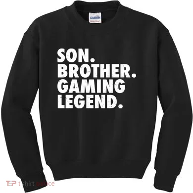 Son Brother Gaming Legend Kids Sweatshirt