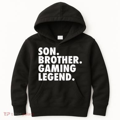 Son Brother Gaming Legend Kids Hoodie