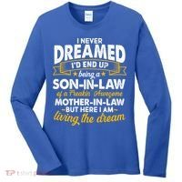 Son In Law Of A Freaking Awesome Mother In Law Women's Long Sleeve Shirt thumb 0