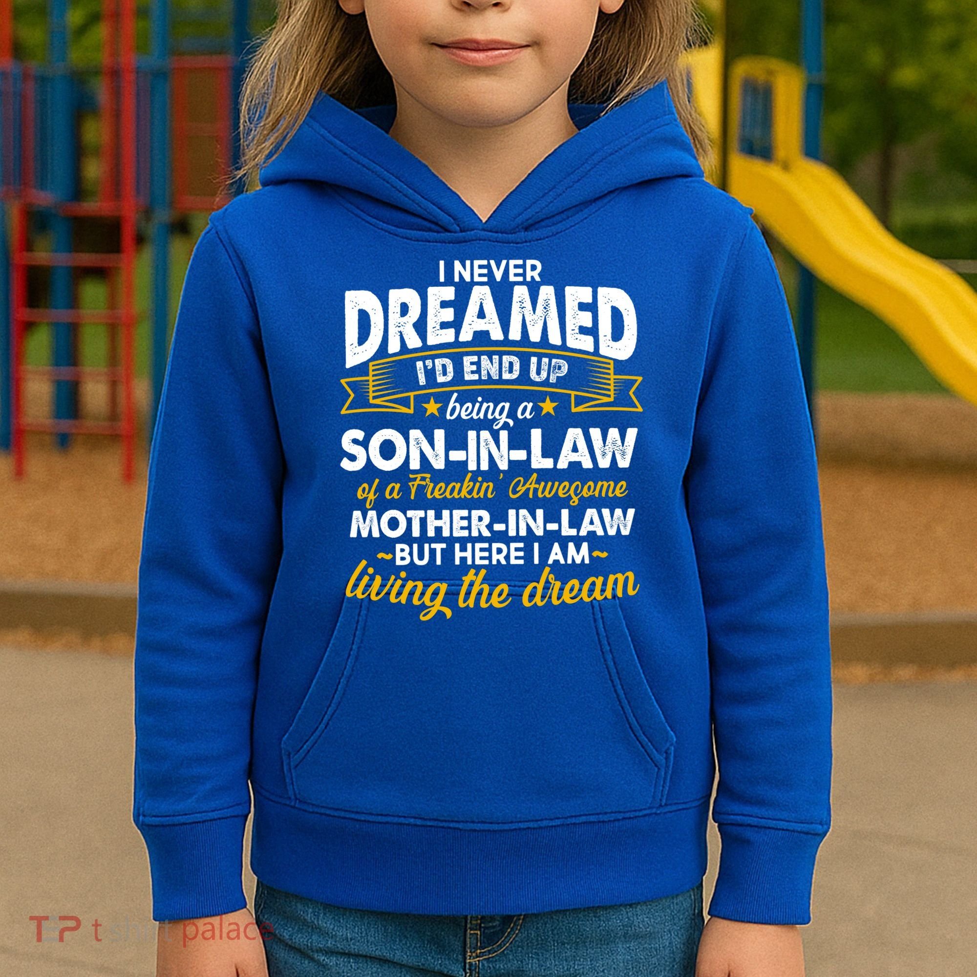 Son In Law Of A Freaking Awesome Mother In Law Kids Hoodie