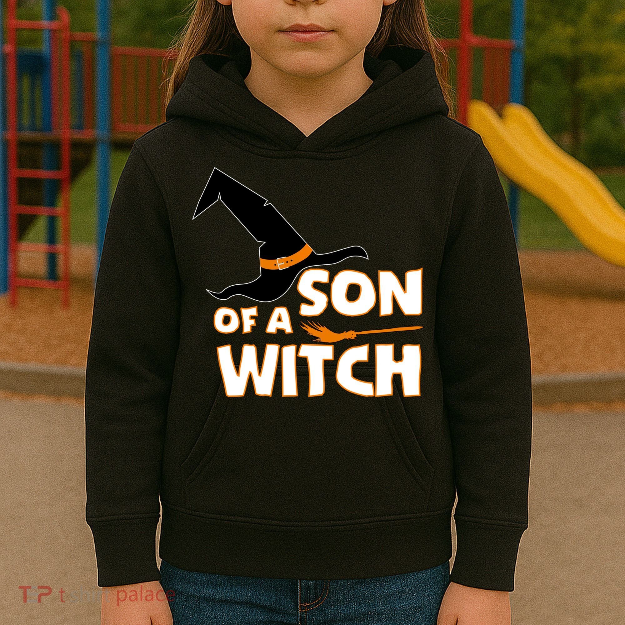 Son Of A Witch Kids Hoodie